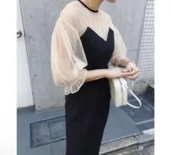Ameri 2WAY DOT SLEEVE BLOUSE - メルカリ