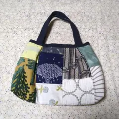 中古☆ミナペルホネン☆作家様ハンドメイド☆バッグ