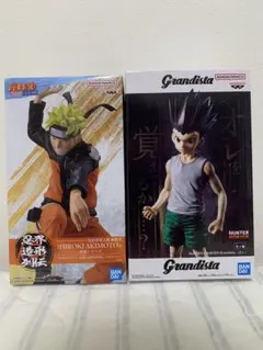 NARUTO ＆ HUNTER×HUNTER フィギュア 2体セット - メルカリ