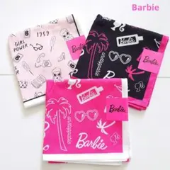 Barbie　バービー　ハンカチ　バンダナ 3枚セット　しまむら