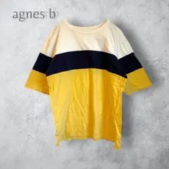 【agnes b アニエスベー】　希少　90s マルチカラー　オーバーサイズ