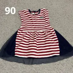 xgirl 赤白ストライプ ワンピース