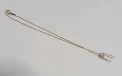 ＊〜　k18 あこや真珠　シンプルネックレス　〜＊