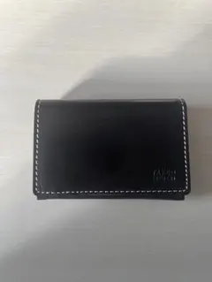 TAKEOKIKUCHI パープルブラック 2つ折り カード入れ