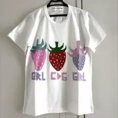 Comme des garcons GIRL いちご 半袖Tシャツ - メルカリ
