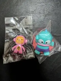 サンリオキャラクターズ みんなでプールフィギュア　ハンギョドンとおさるさんセット