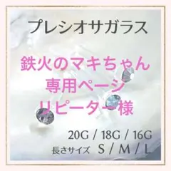 2本16G Mサイズアレルギー対応ガラス製ポストボディピアスリテーナー