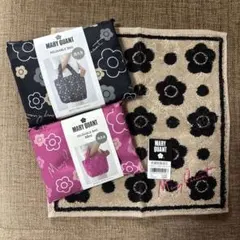 MARY QUANT★エコバッグ 2サイズセット　ハンカチ　新品未使用のサムネイル