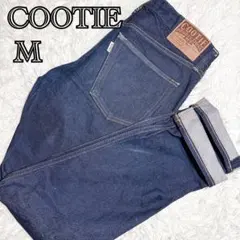 COOTIE 濃紺インディゴ デニムパンツ ジーンズ ボタンフライ 日本製 Mのサムネイル