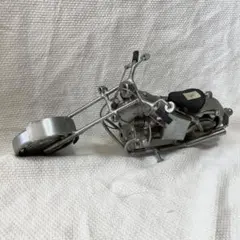 金属製クラシックバイク型置物