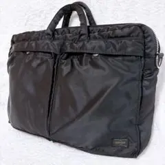 【希少・美品✨】PORTER タンカー ビジネスバッグ 2層 2way 大容量 TANKER(タンカー) 2WAY BRIEFCASE | 吉田カバンホームページ