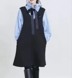 PICCIN ジャンパースカート ダンボールショートジャンパースカート