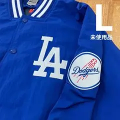 【未使用品L】Fanaticsドジャース●スタンダードロゴジャケット