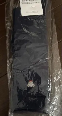 新品☆ファミリア★familiar★靴下★ハイソックス★ネイビー★16～18cm