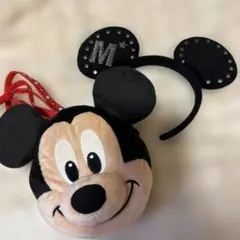 ディズニー ミニー パスケース カチューシャ セット - メルカリ