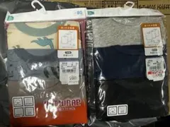 男の子 長袖肌着 80サイズ 3枚2セット（6枚）