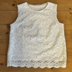 UNIQLO ユニクロ セレモニーに！ レース ノースリーブ トップス