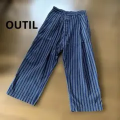 美品★OUTILウティ★PANTALON CUERS アシンメトリーパンツのサムネイル