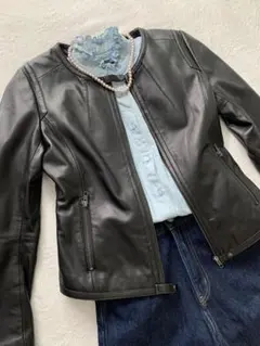 ライダースジャケット ラム