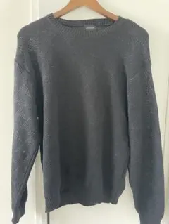 Green Label Relaxing ダークグレー クルーネック ニット