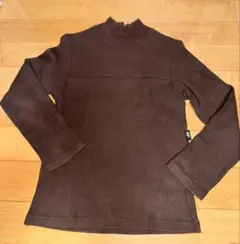 ブラウン 長袖カットソー