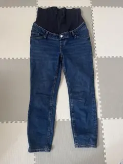 マタニティパンツ　MAMA スリムアンクルデニム　Sサイズ