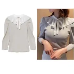 プリーツ ニット