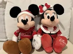 ミッキー&ミニー ぬいぐるみ 2022クリスマス 30cm