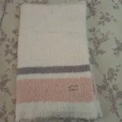 ジェラピケ モコモコブランケット オフホワイト 膝掛け