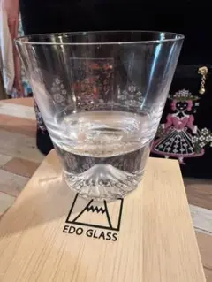 EDO GLASS 富士山ロックグラス 約300ml