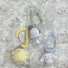 サンリオ カラフルカラビナマスコットチャーム シナモロール ポチャッコ プリン