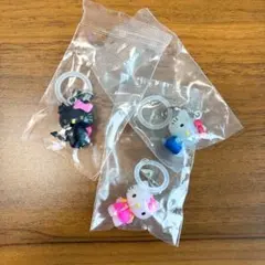 ハローキティ めじるしアクセサリー 3種セット ガチャガチャ