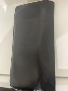 黒 皮革 プラダ　PRADA サイフ　長財布　ウォレット