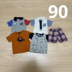 Tシャツ 90 半袖 半ズボン　ポロシャツ　GAP 5枚セット まとめ売り