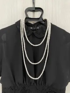 ロングパールネックレス 結婚式 パーティー フォーマル