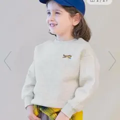 デビロック スフレスウェット ワンポイント刺繍 裏起毛 トレーナー 25AW