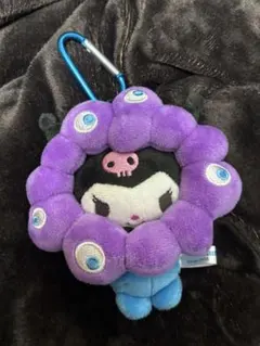 新品袋入！万博 ミャクミャク クロミちゃん カラビナ付き キーホルダー