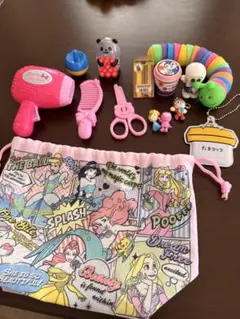 おもちゃセット プリンセス巾着袋付き