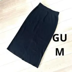 GU リブニットタイトスカート M