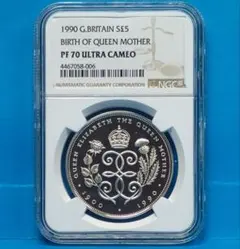 英国2007年シーテッドブリタニア10P金貨 NGC PF70UC コレクション