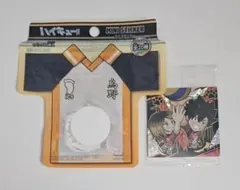 ハイキュー、烏野、貼ってはがせる、透明ミニステッカー。