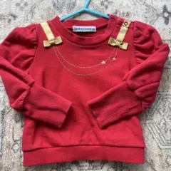 Jonkey Jossy 赤いトレーナー 90サイズ