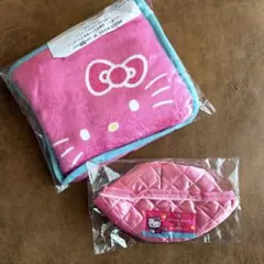 31サーティーワン×キティちゃんコラボ　ブランケット＆ポーチ