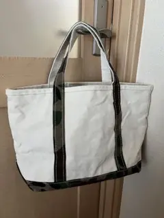 美品☆ L.L.Beanボートアンドトートバッグ☆迷彩柄 ☆ミディアムサイズ