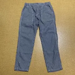 Lee ヒッコリーベイカーイージークロップドパンツ　Lサイズウエスト紐なしのサムネイル