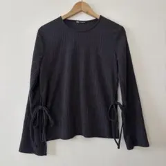 ZARA 長袖トップス ブラック M