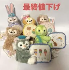 まとめ売り◆タグ付き未使用品◆ディズニーシー◆ダッフィー ぬいぐるみキーホルダー