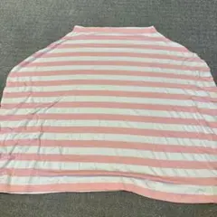 COOLEANS BABY 授乳ケープ ピンクストライプ