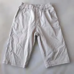 140サイズ ハーフパンツ ベージュ