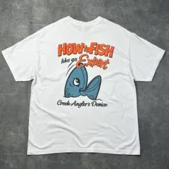 【XL】Creek Angler's Device バックプリント Tシャツ 白のサムネイル